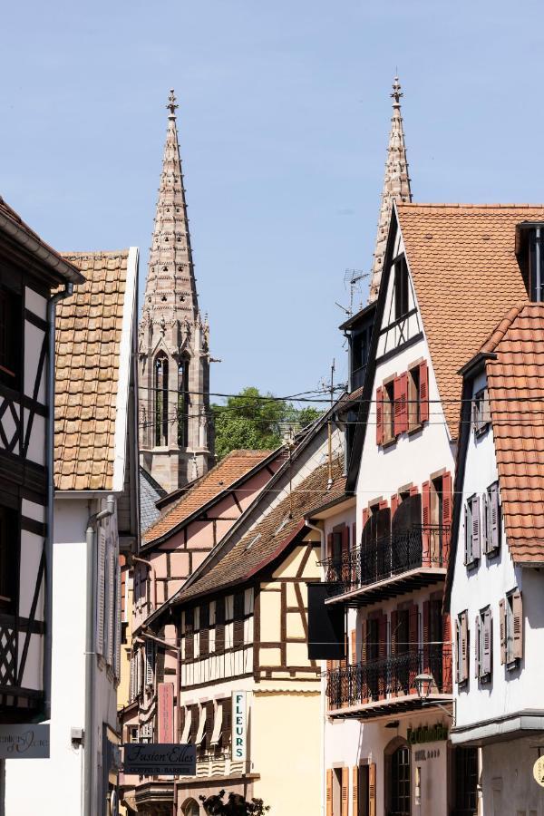 Hotel Le Colombier Obernai Exterior foto